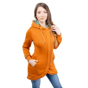 Women's Extended Sweatshirt GLANO - orange