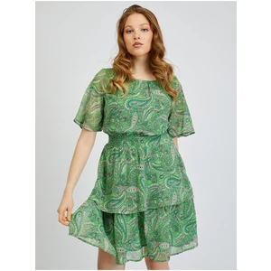 Orsay Green Ladies Patterned Dress - Women