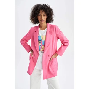 DEFACTO Oversize Fit Crepe Blazer Jacket