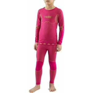 Viking Riko Kids Set Base Layer Fuchsia 152 Itimo termico