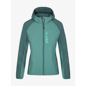 Women's softshell running jacket KILPI BALANS-W dark green