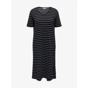 Black Women's Striped Maxi-Dress ONLY CARMAKOMA Fine - Ladies