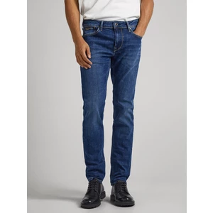 Modré pánské skinny fit džíny Pepe Jeans Finsbury - Pánské