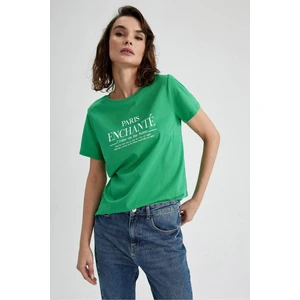 DEFACTO Regular Fit Crew Neck Short Sleeve T-Shirt