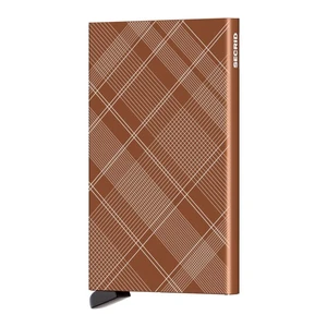 Secrid Cardprotector Laser Tartan Rust