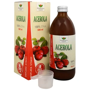 EkoMedica Czech Acerola - 100% šťava z aceroly 500 ml