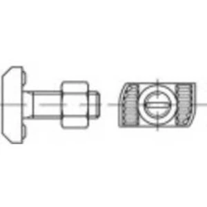 Šroub s T hlavou 889419400160035, N/A, M16, 35 mm, nerezová ocel, 25 ks