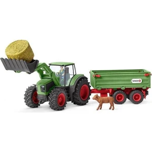 Schleich Traktor s vlekem