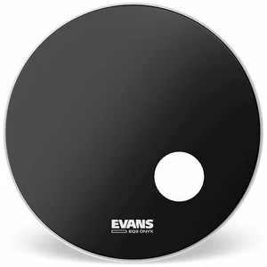 Evans BD22RONX Onyx Coated 22" Čierna Rezonančná blana na bubon