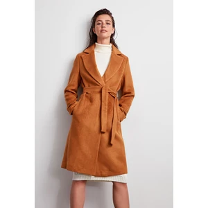 Cappotto da donna Trendyol TWOAW20KB0033/CAMEL