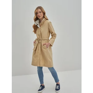 Big Star Woman's Coat Outerwear 130264 Gold-800