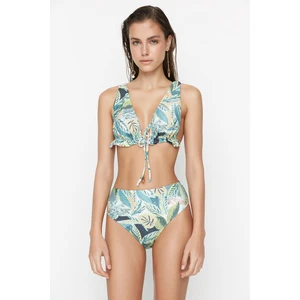 Trendyol Bikini Bottom - Multi-color - Tropical