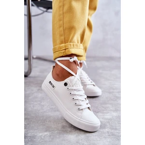 Women's Low Material Sneakers Big Star KK274008 White