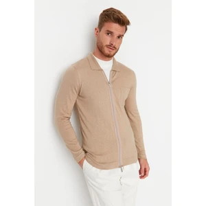 Trendyol Cardigan - Brown - Slim fit