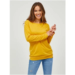 SAM73 Yellow Women's Basic Long Sleeve T-Shirt SAM 73 Azuka - Women