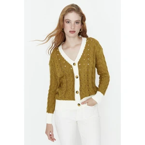 Trendyol Cardigan - Ecru - Regular fit