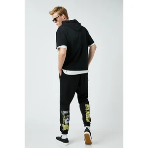 Koton Sweatpants - Dark blue - Straight