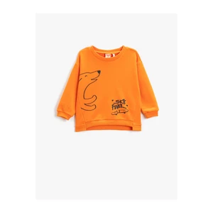 Koton Sweatshirt - Orange - Relaxed fit