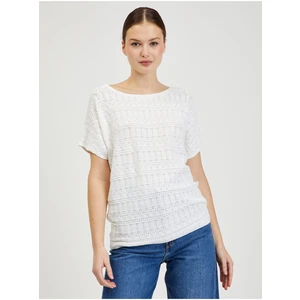 Cream Women's Short Sleeve Sweater ORSAY - Women