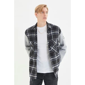 Trendyol Shirt - Dunkelblau - Oversize