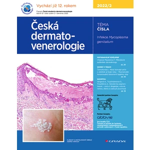 Česká dermatovenerologie 2/22, Hercogová Třešňák Jana