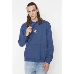 Trendyol Sweatshirt - Dark blue - Regular fit