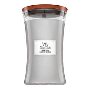 Woodwick Warm Wool vonná sviečka s dreveným knotom 610 g