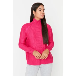 Trendyol Sweater - Pink - Oversize