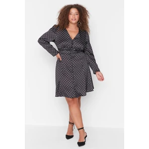 Trendyol Curve Plus Size Dress - Multicolor - A-line