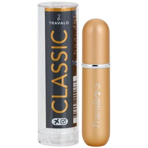 Travalo Classic Black plniteľný rozprašovač parfémov unisex Gold 5 ml