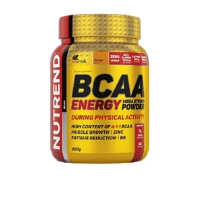 Nutrend BCAA Energy Mega Strong Powder 500 g variant: pomaranč