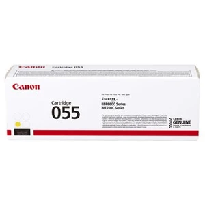 Canon originálny toner 055Y, yellow, 2100 str., 3013C002, Canon MF742Cdw, MF744Cdw, MF746Cx, LBP663Cdw, LBP664Cx