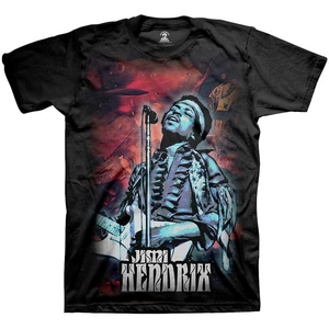 Jimi Hendrix Maglietta Universe Unisex Black 2XL