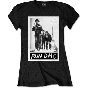 Run DMC Tričko Paris Photo Čierna L