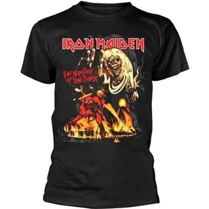 Iron Maiden T-shirt Number Of The Beast Graphic Unisex Black 2XL