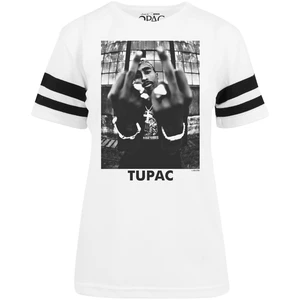 2Pac Maglietta Stripes Bianco S