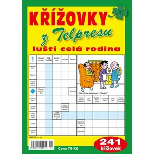 Křížovky z Telpresu luští celá rodina - 241 křížovek 2/2020