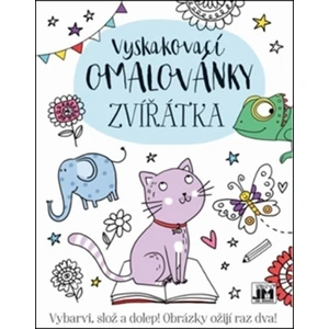 Vyskakovací omalovánky Zvířata [Papírenské zboží]