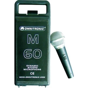 Omnitronic M-60 Vokálny dynamický mikrofón