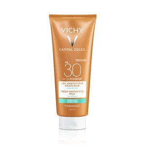 Vichy Capital Soleil Beach Protect ochranné hydratační mléko na obličej a tělo SPF 30 300 ml