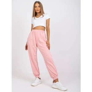 June pink high-waisted sweatpants