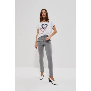 Jeans da donna Moodo Gray