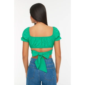 Trendyol Green Tie Back Detailed Blouse