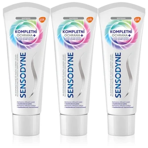 Sensodyne Complete Protection Whitening bieliaca zubná pasta 3x75 ml