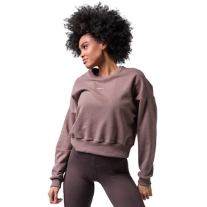 Nebbia Loose Fit Sweatshirt "Feeling Good" Marrón M-L