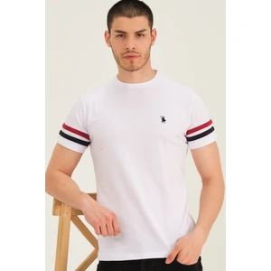 T8589 DEWBERRY MEN'S T-SHIRT-WHITE