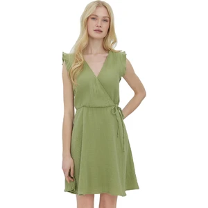 Vero Moda Dámske šaty VMNATALI 10263273 Sage S