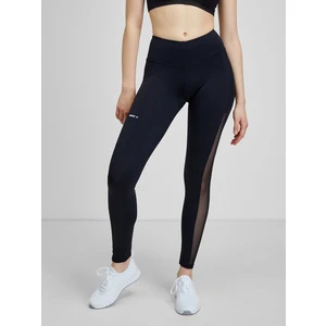 NEBBIA Black "Breathe" leggings with mesh