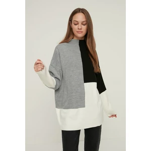 Sweter damski Trendyol Color Block