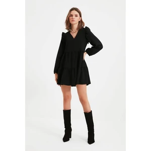 Trendyol Black Petite Pleated Dress